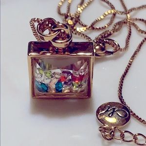 Gems in a box necklace